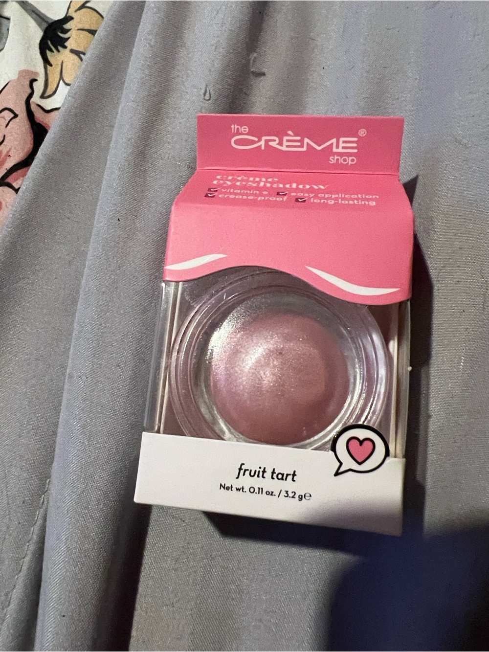 The Crème Shop Fruit Tart Shimmer Eyeshadow — Pink